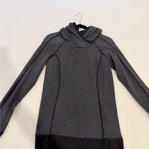 lululemon athletica Charcoal Cowl Neck Sweater